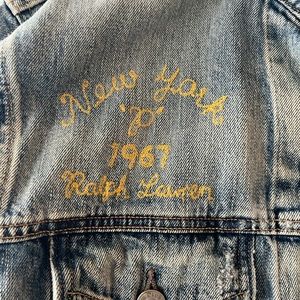 Vintage polo jean jacket